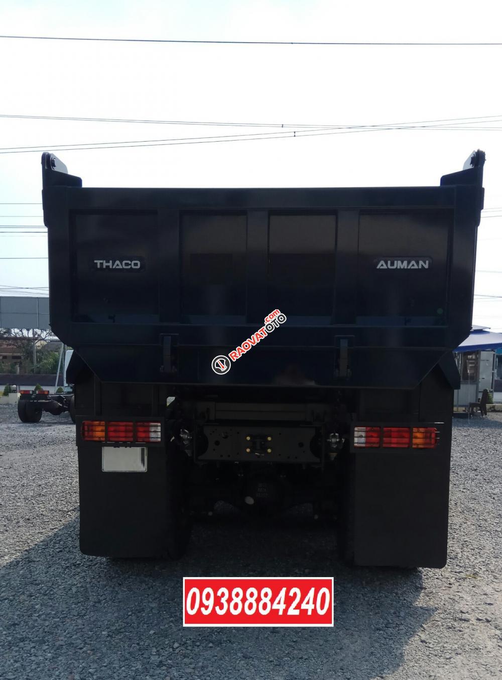 Bán xe ben 3 chân 10 khối Thaco Auman D240 ETX Euro 4 mới nhất - Góp 80% Tiền Giang Long An Bến Tre-1