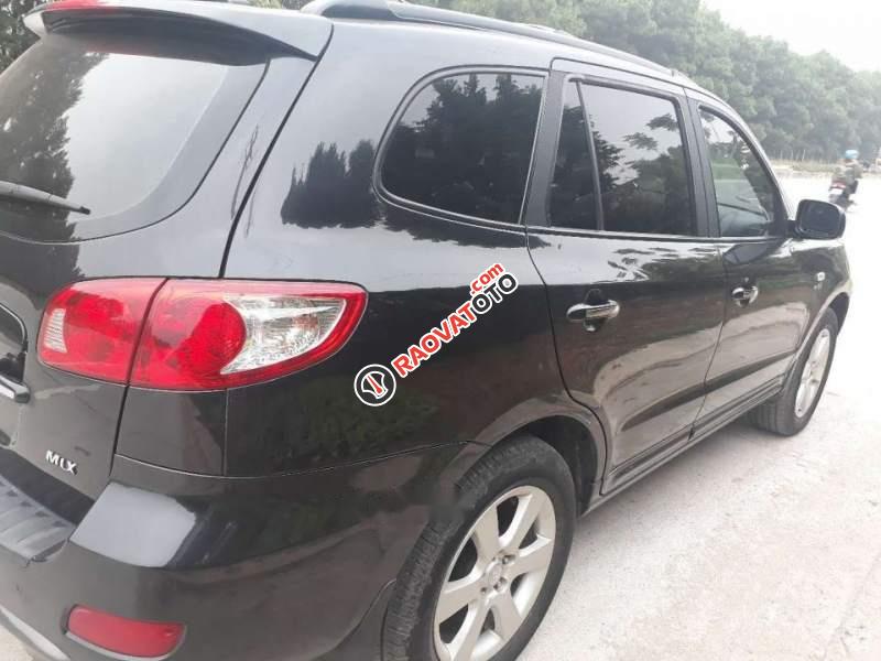 Bán xe Hyundai Santa Fe MLX đời 2007, màu đen, nhập khẩu -3