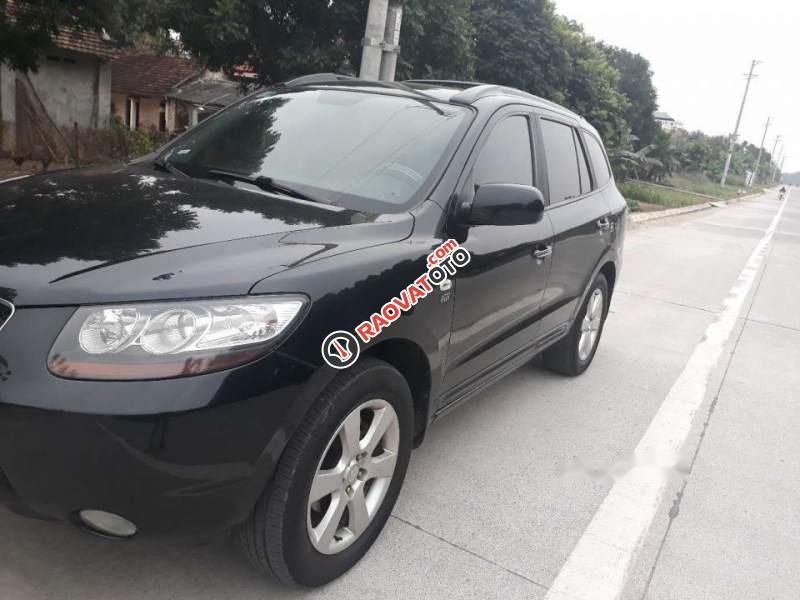 Bán xe Hyundai Santa Fe MLX đời 2007, màu đen, nhập khẩu -5