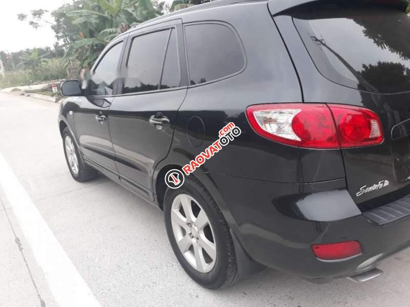 Bán xe Hyundai Santa Fe MLX đời 2007, màu đen, nhập khẩu -4