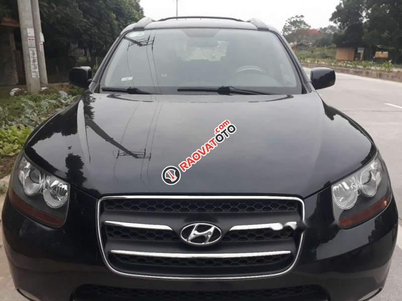 Bán xe Hyundai Santa Fe MLX đời 2007, màu đen, nhập khẩu -1