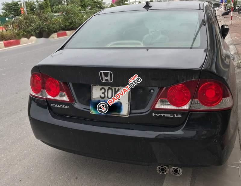 Bán xe Honda Civic 1.8 2008, màu đen, nhập khẩu, 290tr-1