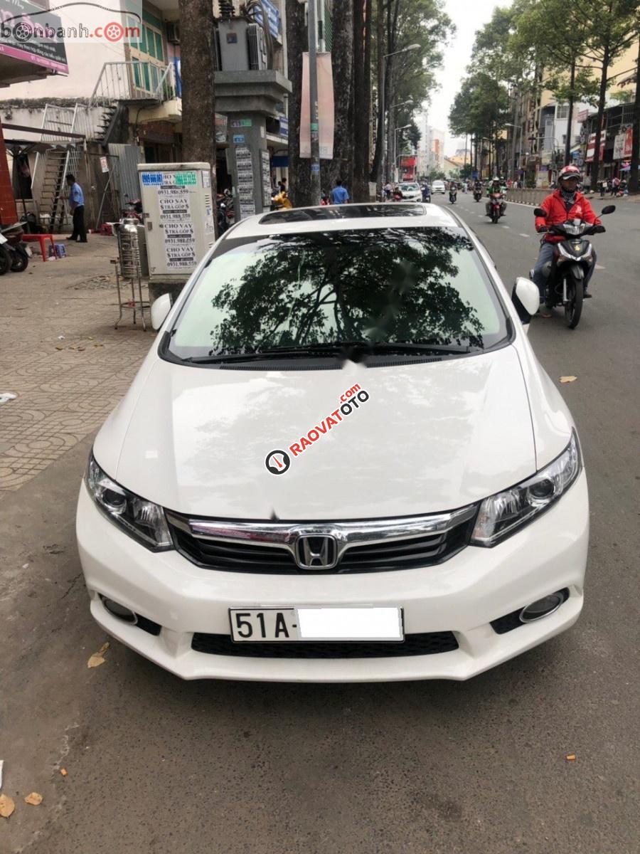 Bán ô tô Honda Civic 2.0 AT năm 2014, màu trắng như mới -1