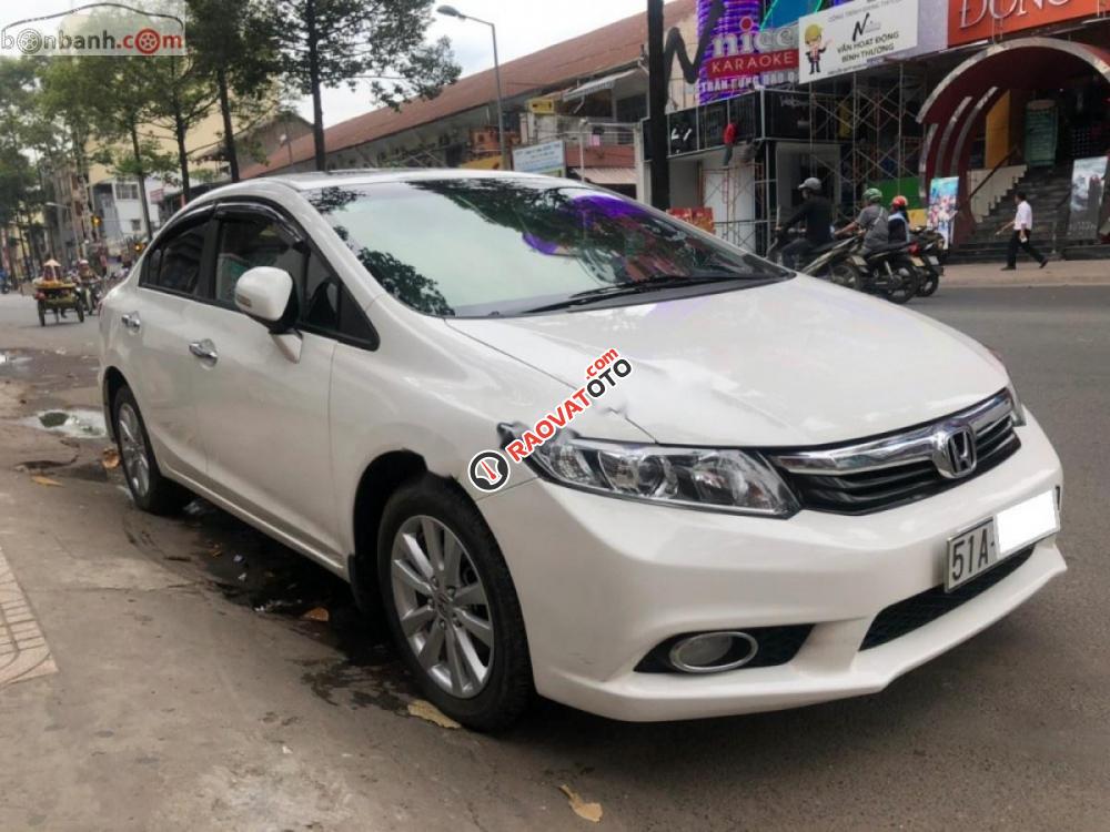 Bán ô tô Honda Civic 2.0 AT năm 2014, màu trắng như mới -3
