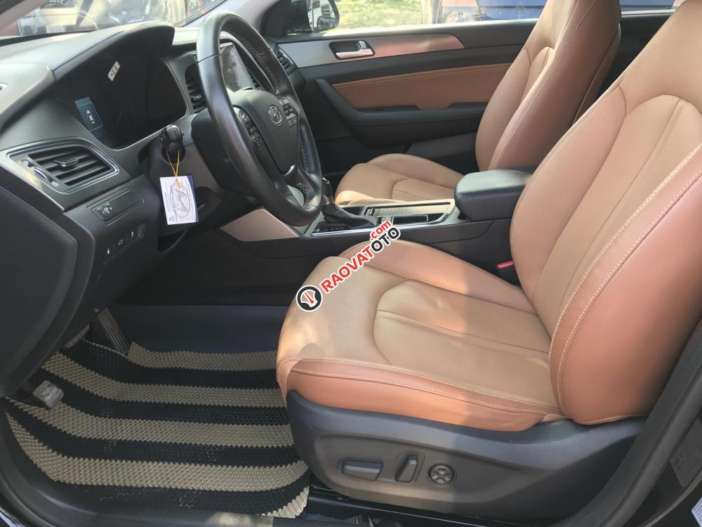 Bán Hyundai Sonata sản xuất 2015 màu đen, giá 780 triệu nhập khẩu nguyên chiếc-12