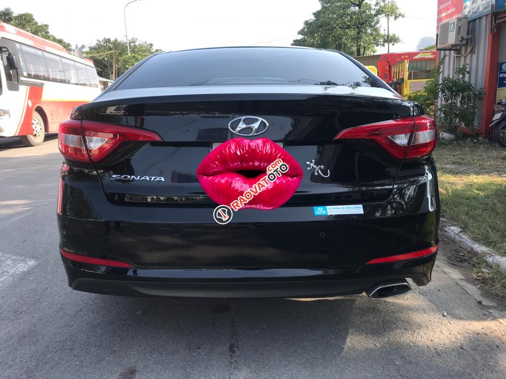 Bán Hyundai Sonata sản xuất 2015 màu đen, giá 780 triệu nhập khẩu nguyên chiếc-2