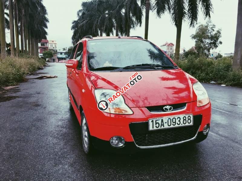 Bán Daewoo Matiz năm sản xuất 2009, màu đỏ, xe nhập số tự động-0