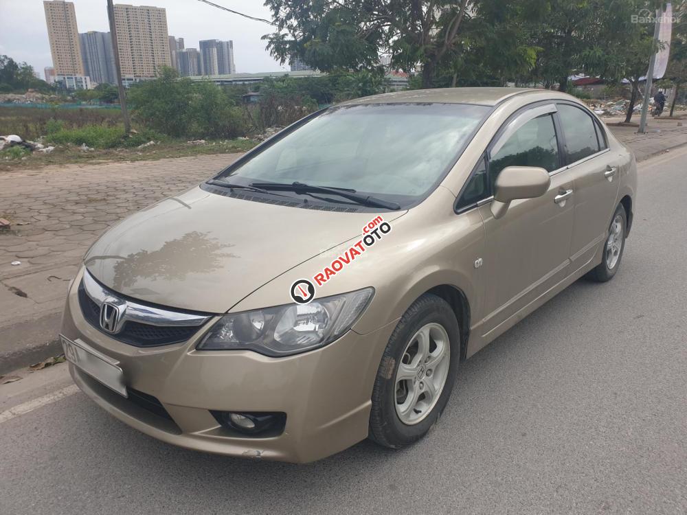 Cần bán gấp Honda Civic 1.8 đăng ký 2009, màu ghi vàng, mới 95%, giá tốt 410tr-2