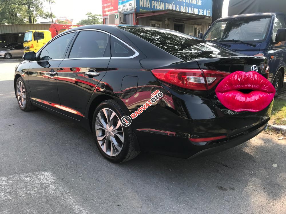 Bán Hyundai Sonata sản xuất 2015 màu đen, giá 780 triệu nhập khẩu nguyên chiếc-3