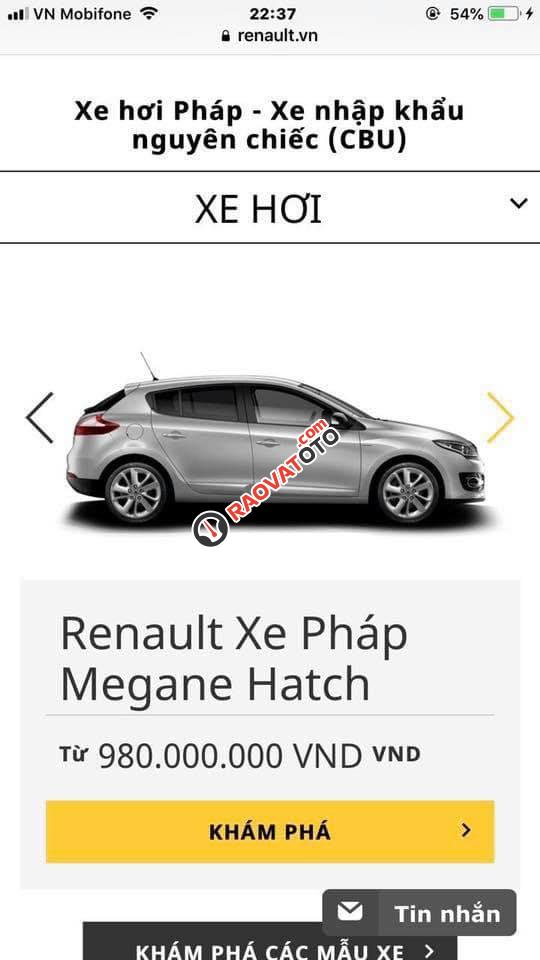 Hàng độc Renault Megane 2016 đẹp lung linh, giá tốt-0