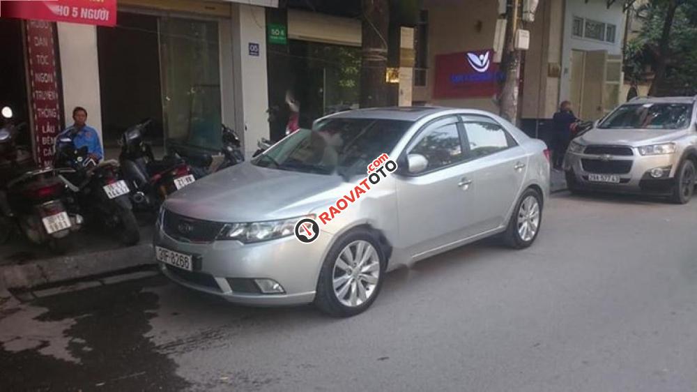 Bán xe Kia Forte SLi sản xuất 2010, màu bạc, xe nhập, 395tr-2
