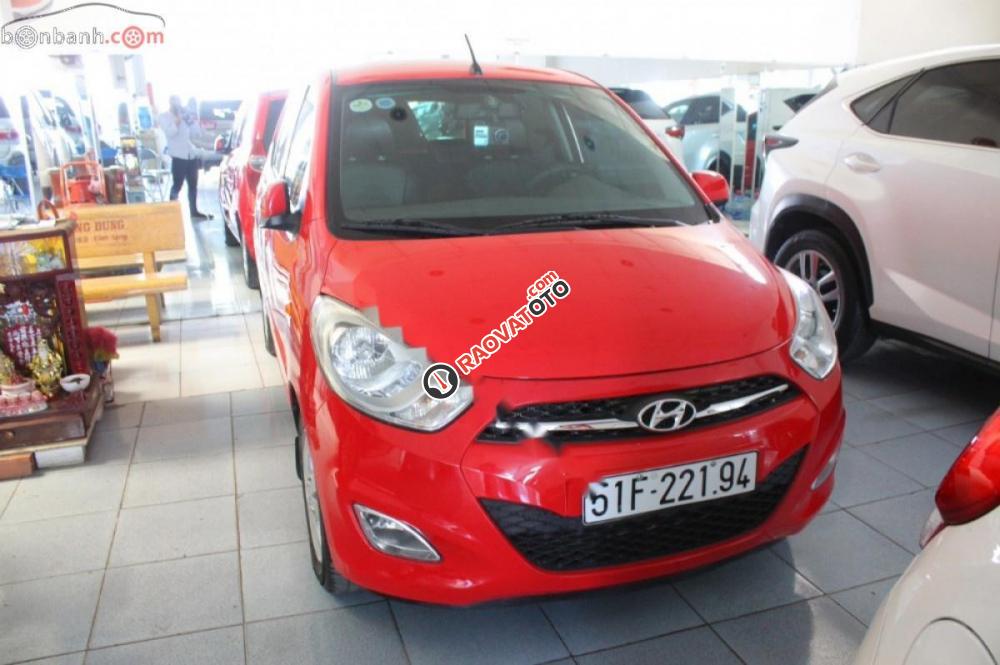 Bán Hyundai i10 1.2 sản xuất 2011, màu đỏ, nhập khẩu nguyên chiếc, giá cạnh tranh-0