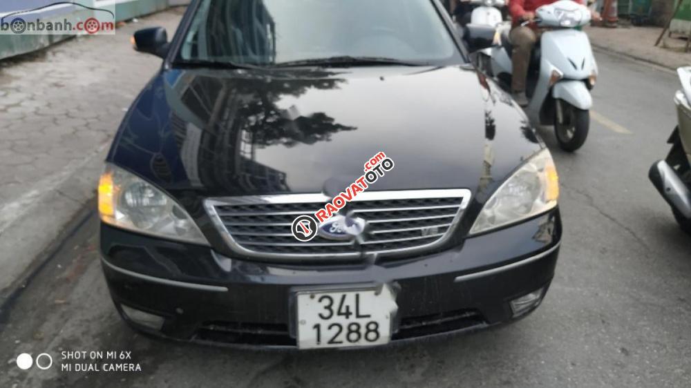 Bán Ford Mondeo 2.5V6 sản xuất 2005, màu đen xe gia đình-0