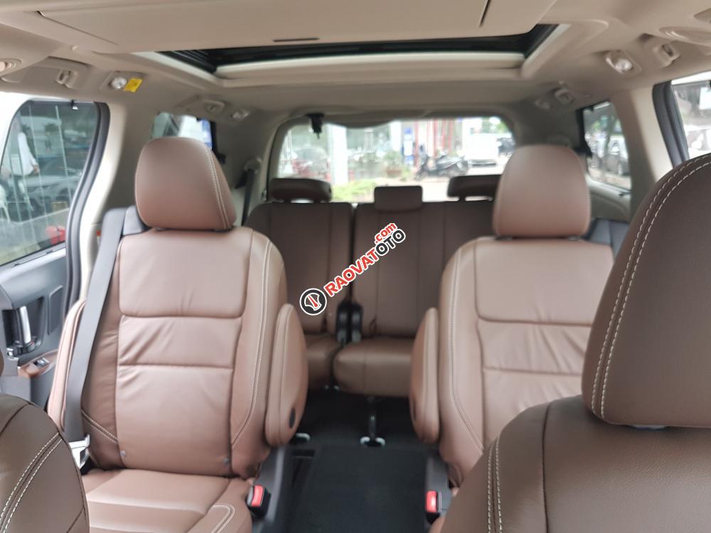 Bán ô tô Toyota Sienna 3.5 Limited Model 2018, màu trắng nội thất nâu, mới 100%-12