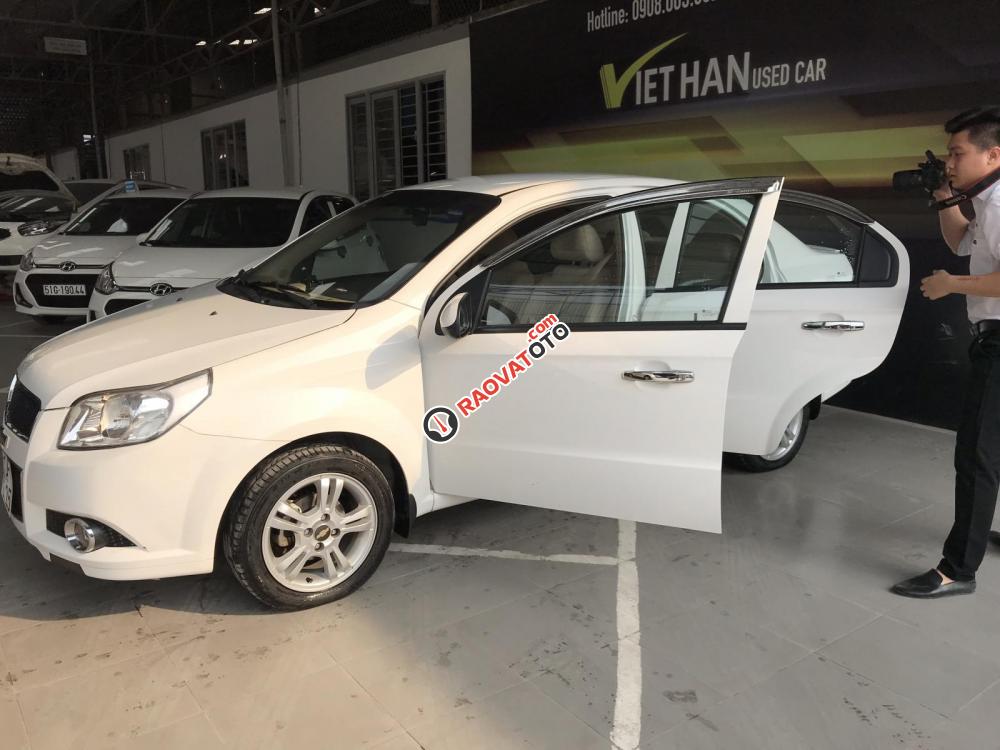 Bán Chevrolet Aveo LTZ 1.5AT màu trắng, số tự động, sản xuất T12/2014, biển tỉnh, 1 chủ, đi đúng 32000km-3