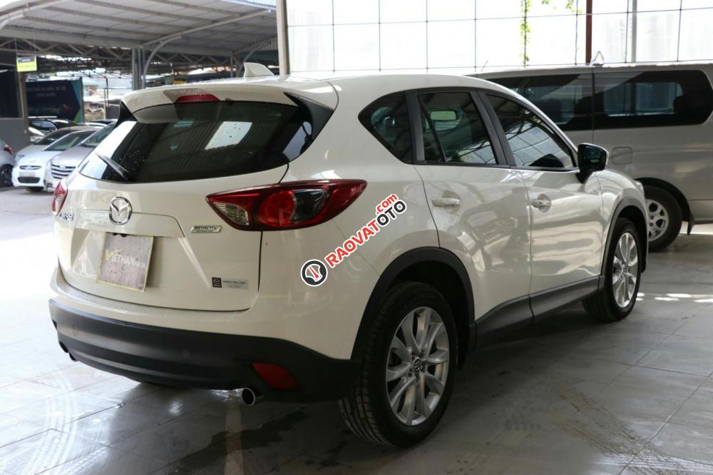 Bán Mazda CX 5 2.0AT màu trắng, số tự động, sản xuất T12/2014, biển tỉnh, 1 chủ-2
