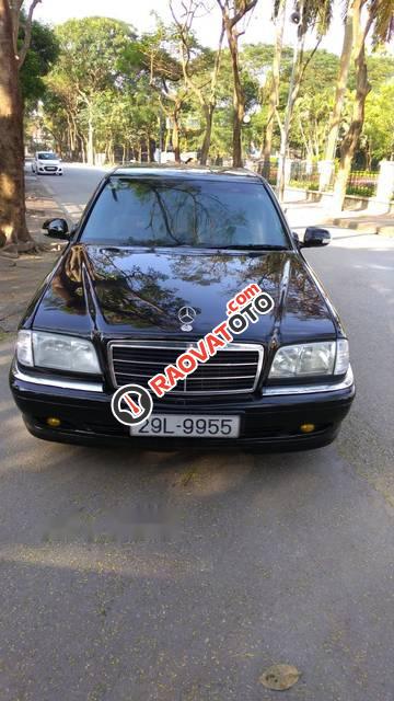 Cần bán lại xe Mercedes C200 đời 1999, màu đen, nhập khẩu -0