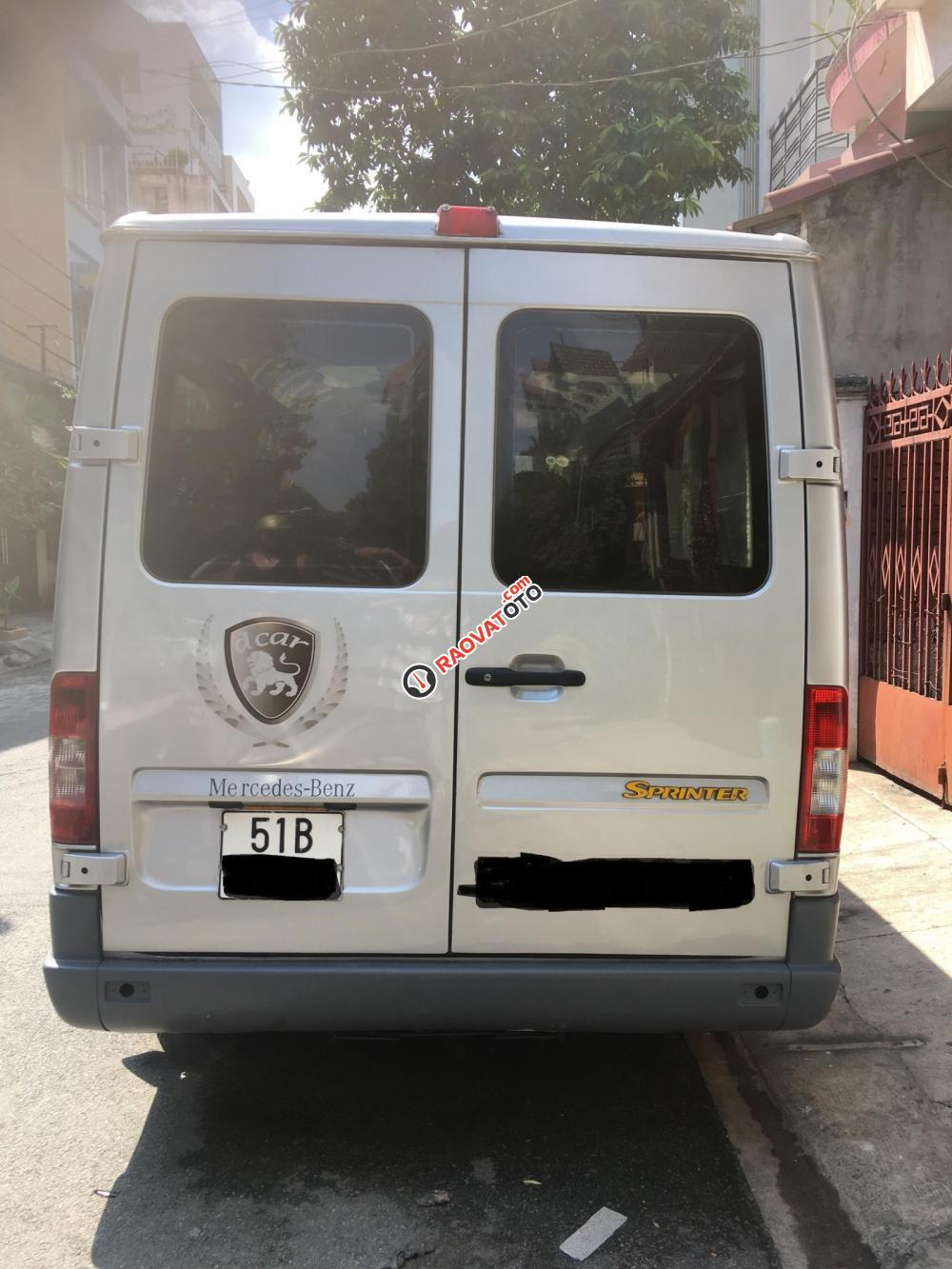 Bán xe Mercedes 16 chỗ 311 năm 2008, màu xám bạc-1