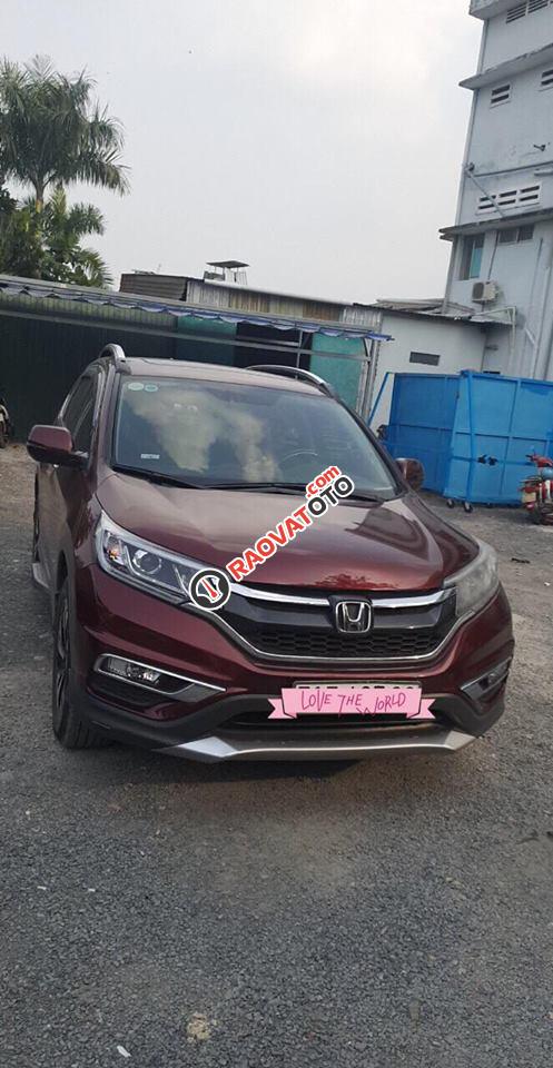 Bán xe Honda CR V 2.4 TG đời 2017, màu đỏ-3