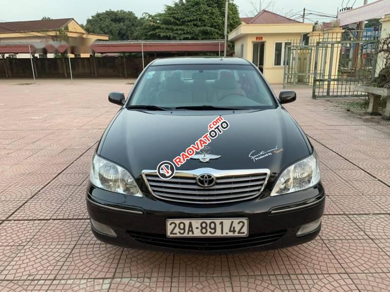 Bán Toyota Camry 2.4 2003, màu đen, giá 29.5tr-0
