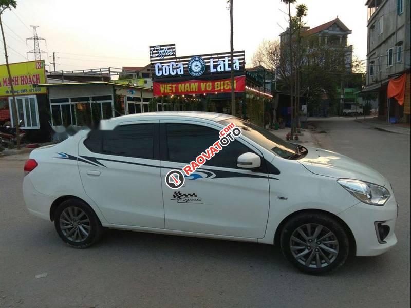 Bán Mitsubishi Attrage CVT năm 2017, màu trắng, nhập khẩu số tự động-1