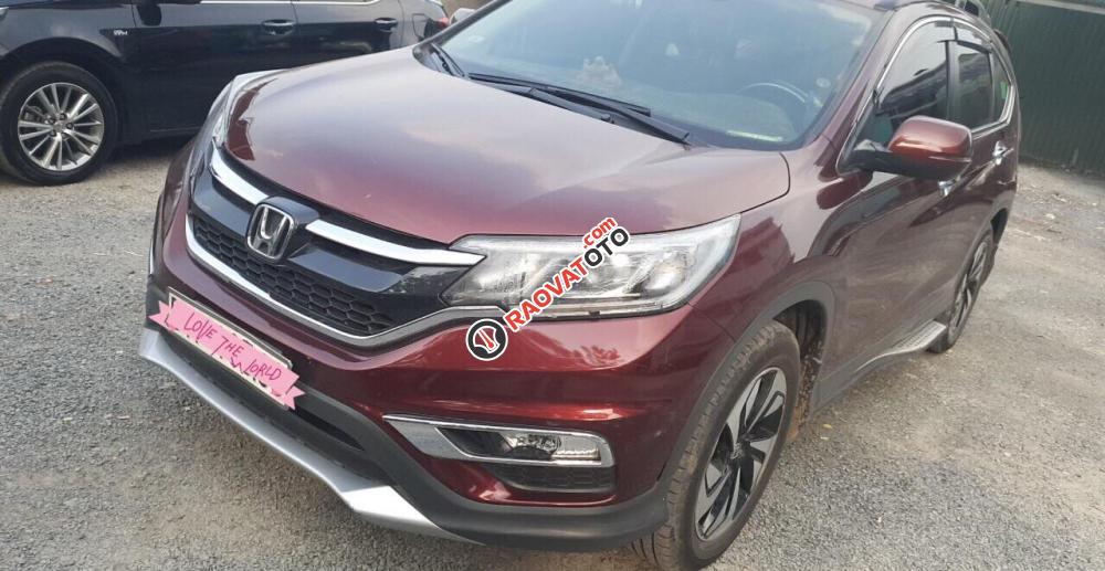 Bán xe Honda CR V 2.4 TG đời 2017, màu đỏ-6