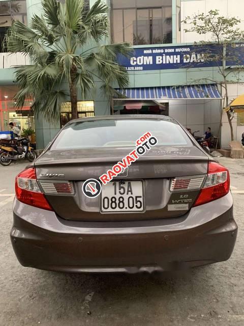 Cần bán Honda Civic 1.8AT 2013, màu nâu số tự động-0