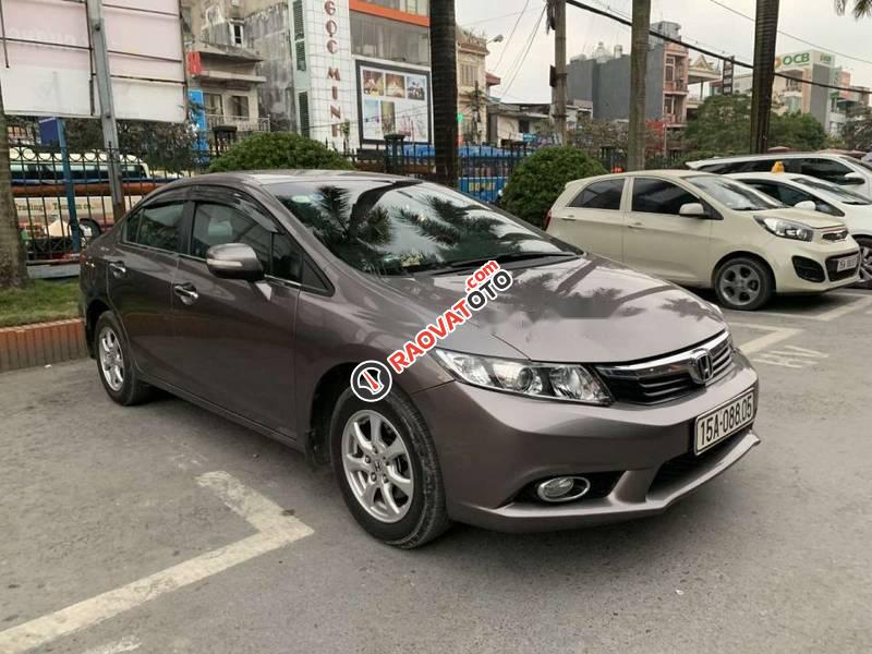 Cần bán Honda Civic 1.8AT 2013, màu nâu số tự động-5