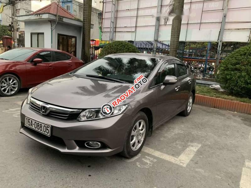 Cần bán Honda Civic 1.8AT 2013, màu nâu số tự động-1