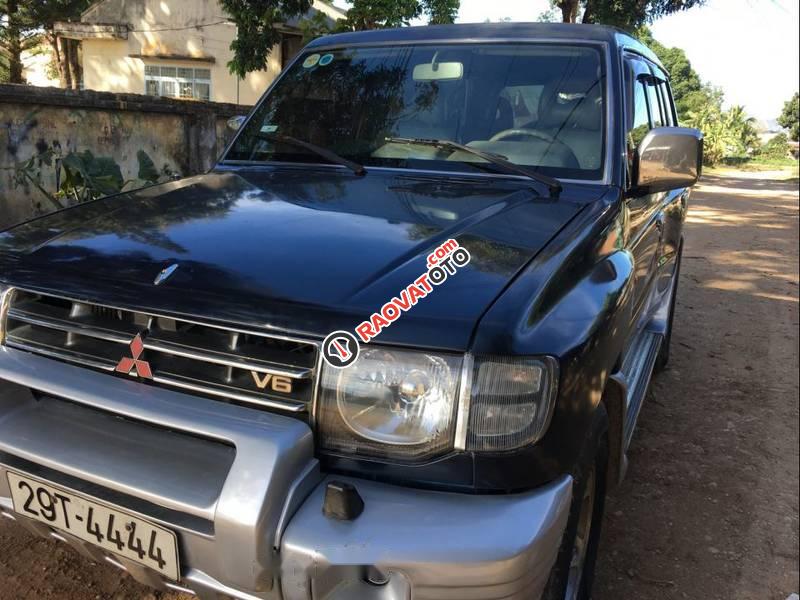 Bán Mitsubishi Pajero 3.5 năm sản xuất 2003, màu xanh lam  -4