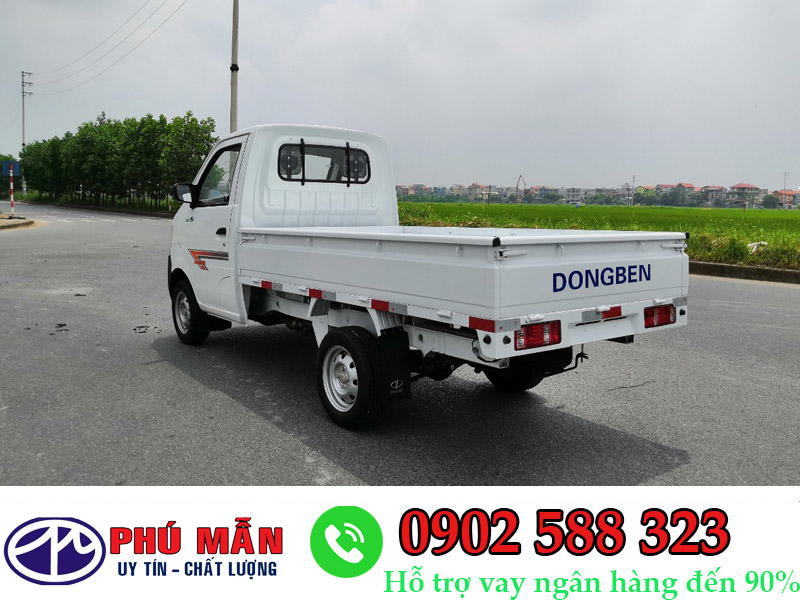 Giá xe tải dongben 870kg thùng lững giá rẻ cạnh tranh hỗ trợ vay cao lãi suất chỉ 0%-0