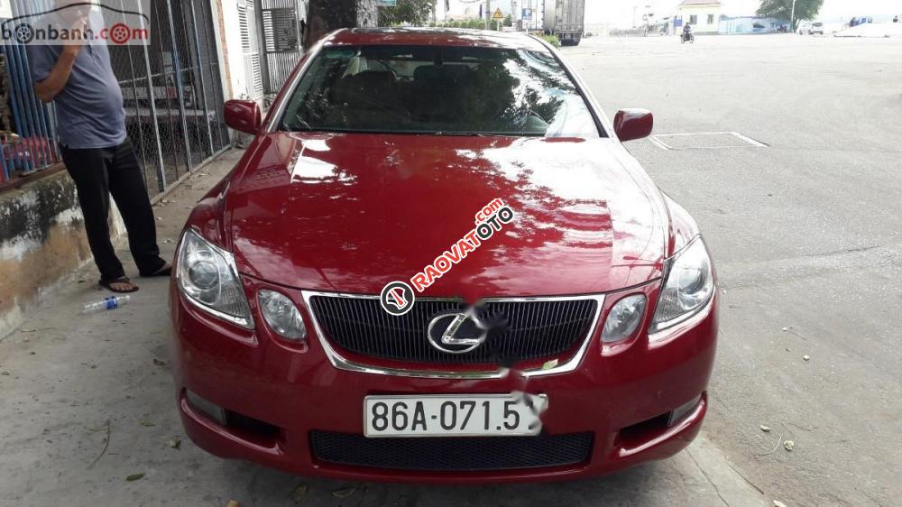 Bán Lexus GS 300 năm sản xuất 2005, màu đỏ, xe nhập -1