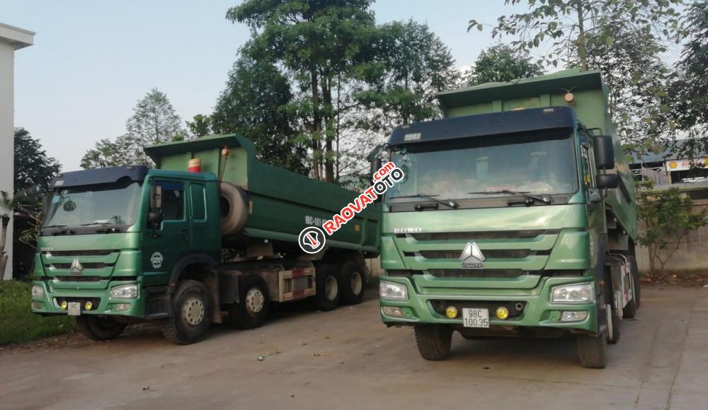 Bán xe tải ben Howo 4 chân 371 Hp đời 2015, tải trọng 16,8 tấn-0