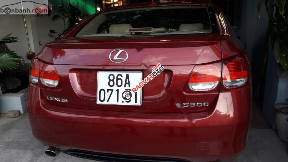 Bán Lexus GS 300 năm sản xuất 2005, màu đỏ, xe nhập -0