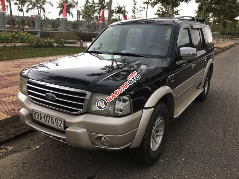 Bán Ford Everest 2.5 MT sản xuất năm 2007, màu đen, chính chủ -0