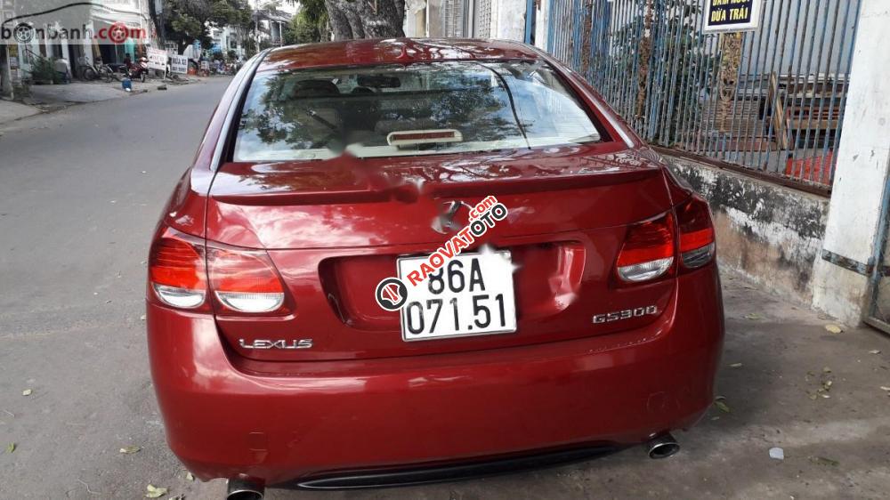 Bán Lexus GS 300 năm sản xuất 2005, màu đỏ, xe nhập -2