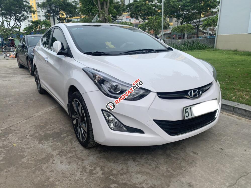 Bán Elantra 1.8AT 2014, đúng chất, màu trắng, biển thành phố, giá thương lượng, hỗ trợ góp-2