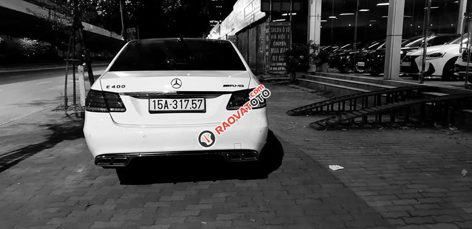 Bán xe Mercedes E400 model 14, màu trắng kem, nhập khẩu nguyên chiếc-2