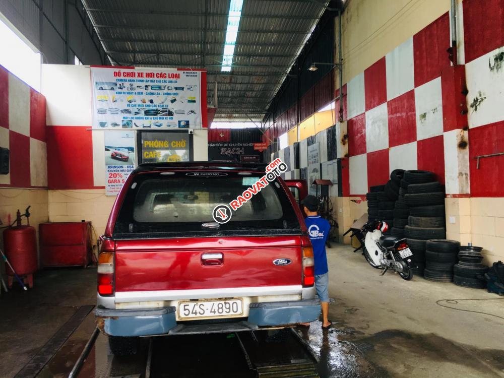 Cần bán xe Ford Ranger XLT sản xuất 2002, màu đỏ 2 cầu máy dầu-3