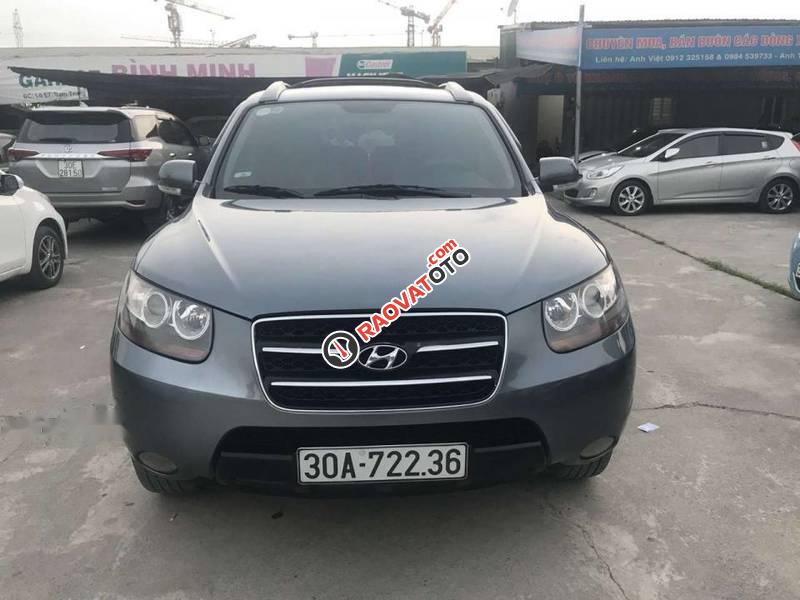 Bán xe Hyundai Santa Fe MLX  2007, màu xanh lam, nhập khẩu-5