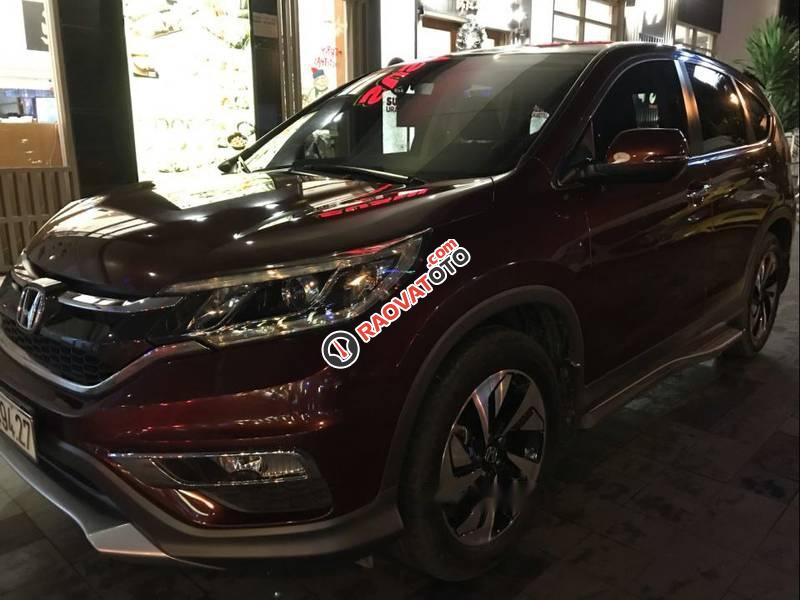 Bán Honda CR V 2.4TG 2017, màu đỏ, nhập khẩu nguyên chiếc-0