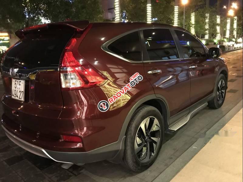 Bán Honda CR V 2.4TG 2017, màu đỏ, nhập khẩu nguyên chiếc-4