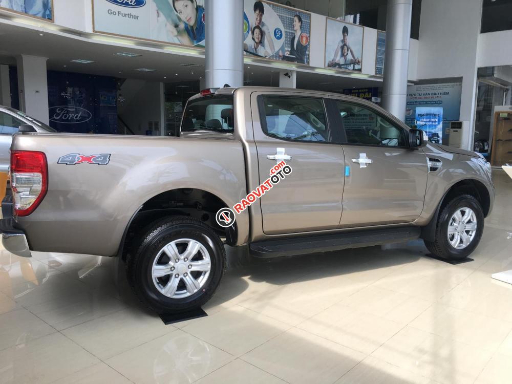 Bán Ford Ranger XLT 4x4 2018, màu ghi vàng, nhập khẩu, giá chỉ từ 754tr - ĐT 0969921094-1