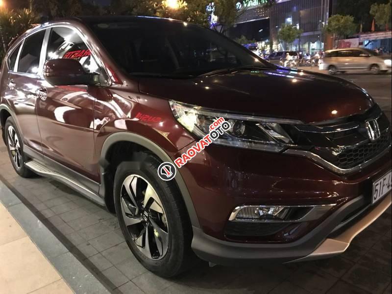 Bán Honda CR V 2.4TG 2017, màu đỏ, nhập khẩu nguyên chiếc-2
