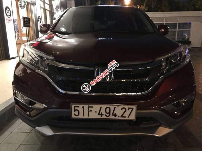 Bán Honda CR V 2.4TG 2017, màu đỏ, nhập khẩu nguyên chiếc-5