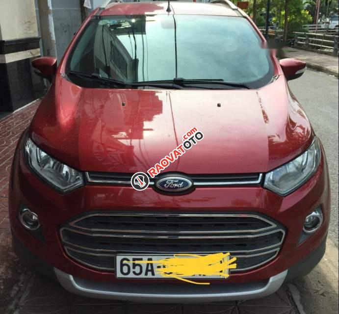 Cần thanh lý Ford EcoSport 1.5 AT, SX 2014, màu đỏ đô-1