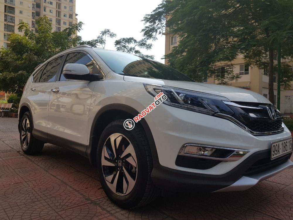 Bán Honda CR V 2.4 TG đời 2017, màu trắng-12