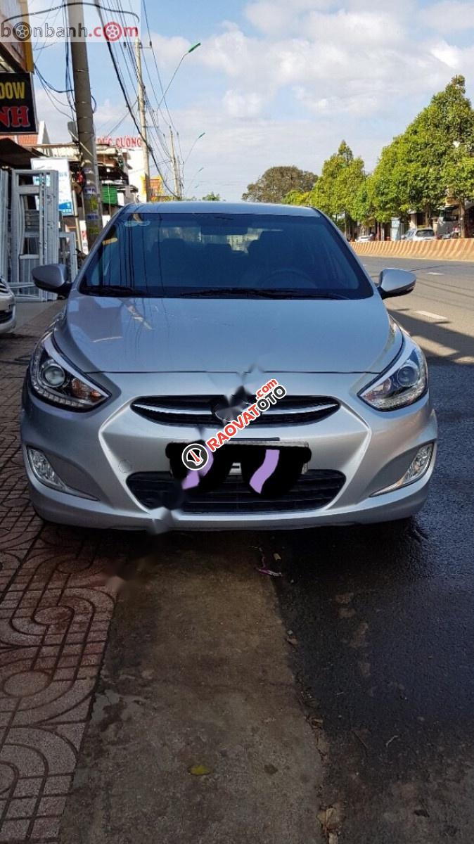 Cần bán xe Hyundai Accent 1.4 MT năm 2014, màu bạc, nhập khẩu   -9