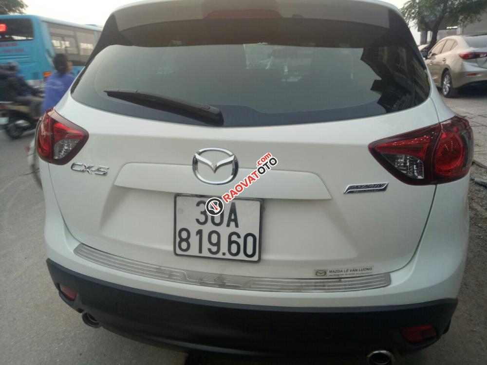 Cần bán Mazda CX 5 2.0 1 cầu đăng ký lần đầu 2014, màu trắng ít sử dụng, giá chỉ 740 triệu-0