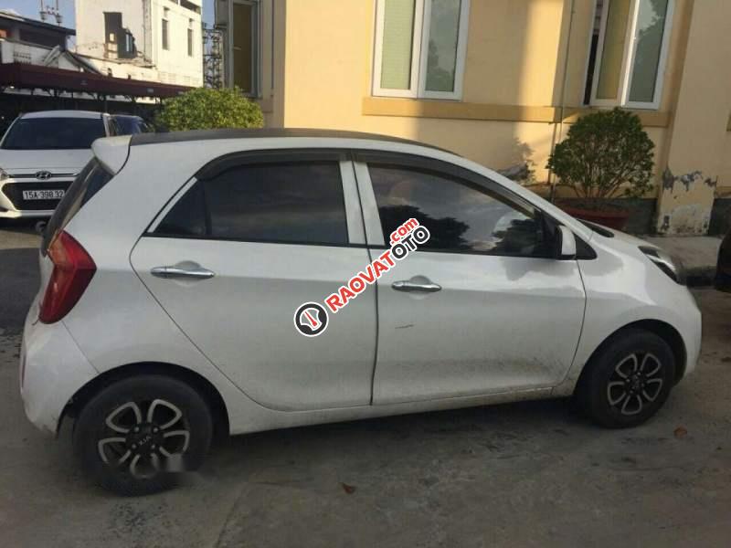 Bán ô tô Kia Morning AT 2013, màu trắng, xe rất đẹp-4